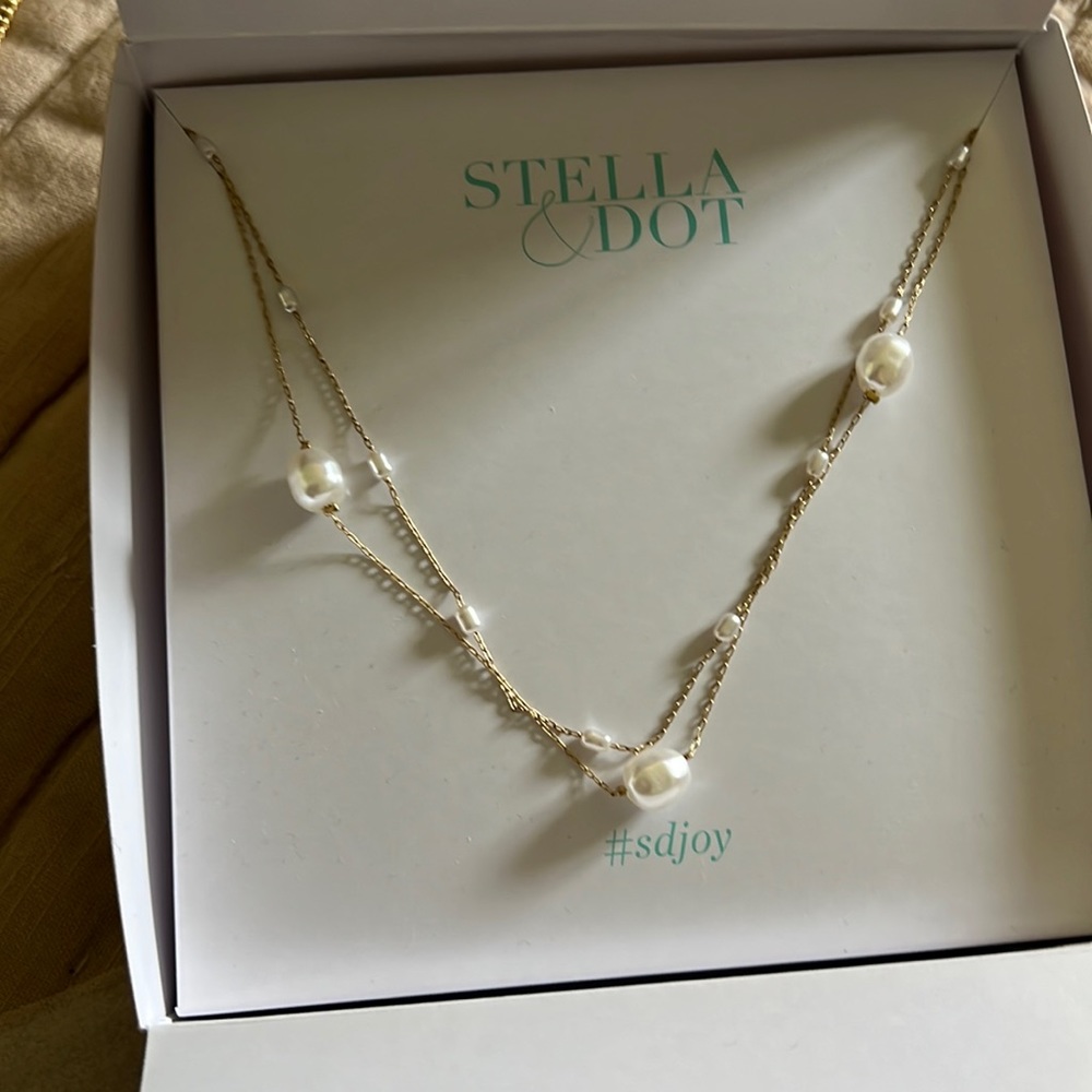 Modern bohemian pearl strand necklace- wear multiple ways